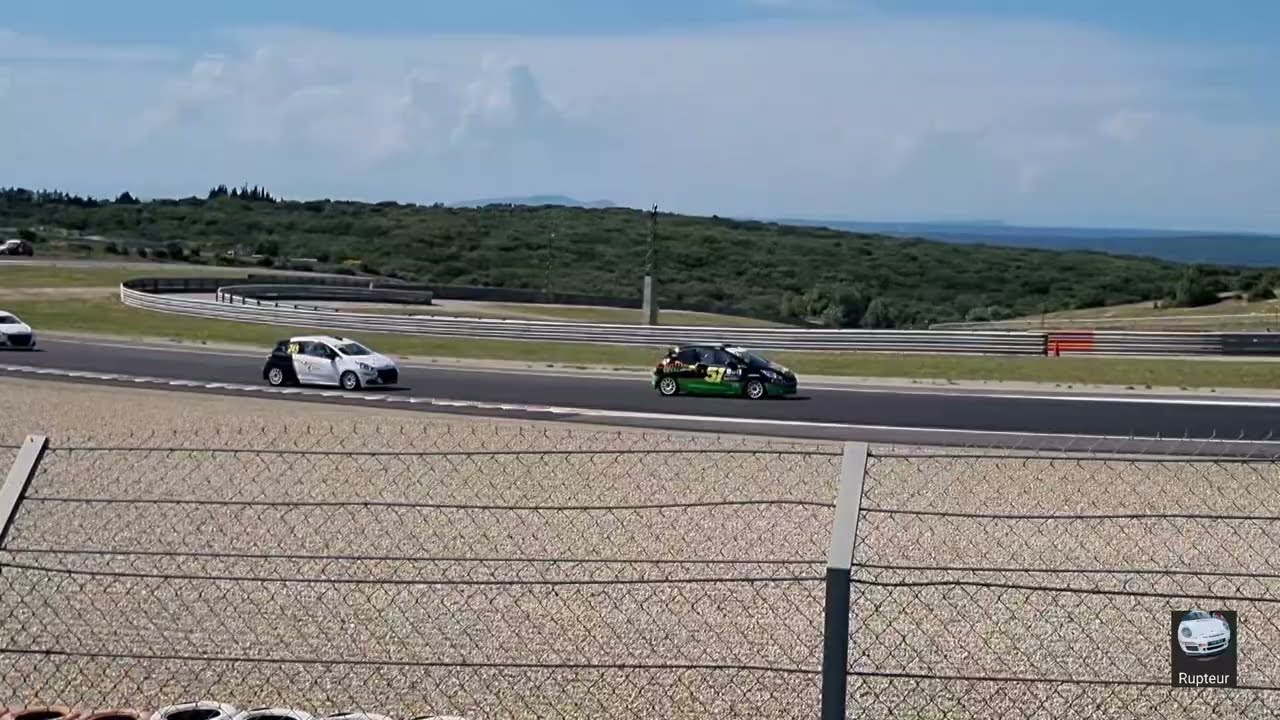 TTE (trophée tourisme endurance) Peugeot 206-208  relais, Ledenon 2025.