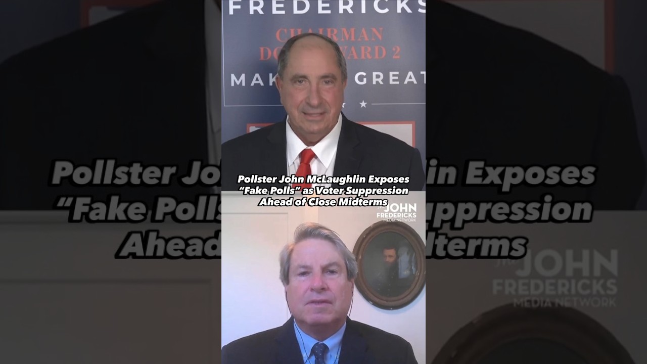 Pollster John McLaughlin Exposes &ldquo;Fake Polls&rdquo; as Voter Suppression Ahead of Close Midterms