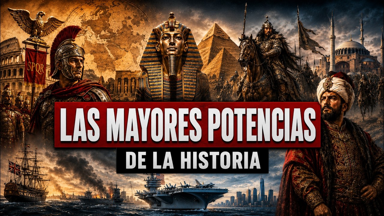 ✅ ¿Quiénes han sido las MAYORES POTENCIAS de la HISTORIA?