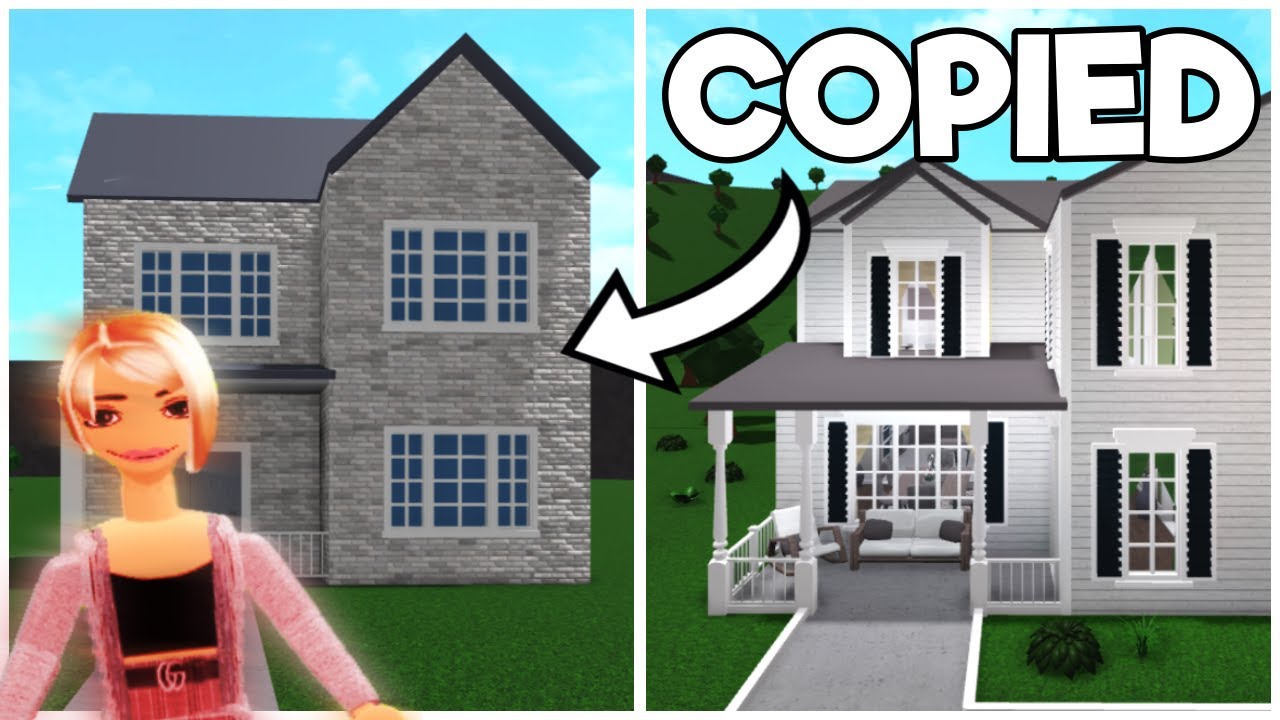 Copying people on bloxburg again (Roblox)