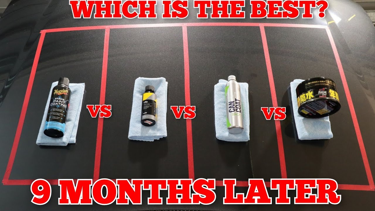 What's The Best? 9 Month Update Gyeon Can Coat v Meguiars Hybrid Coating v Carpro Lite v Fusso Coat