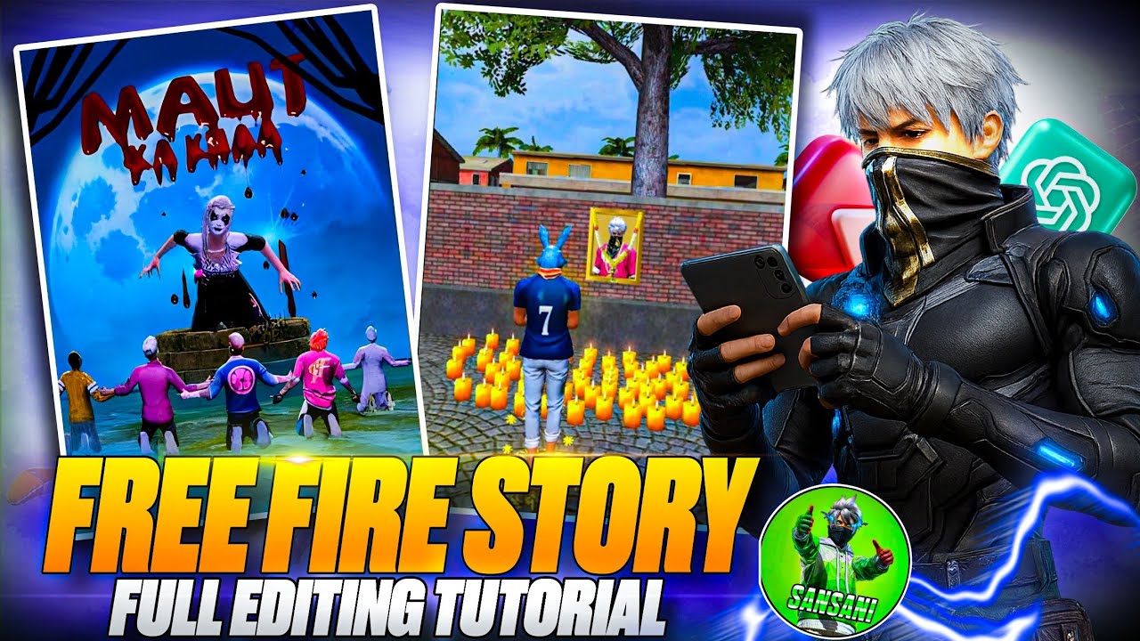 How To Create Story Video Like Lol Rush Op🤯 || Free Fire Story Video Kaise Banaye 😎
