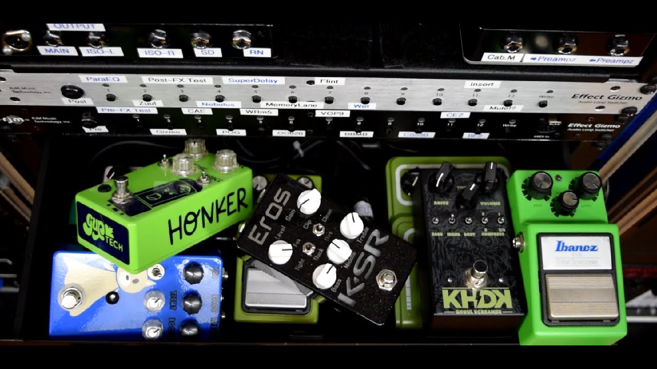 BouGear - Boost & OD contest - 10 boosts vs 4 riffs (Ibanez, Maxon, KHDK, KSR, Xotic, GupTech)