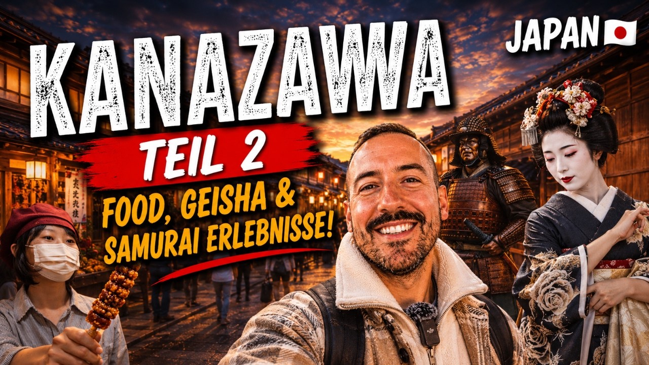 🇯🇵 Канадзава, Япония Часть 2 | Фудмаркет, район самураев и старый город гейш | Путеводитель Vlog