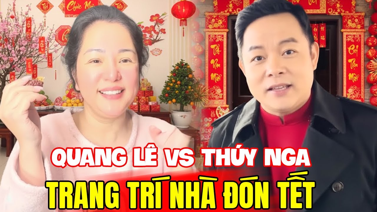 Quang Lê Vs Thúy Nga Tự Tay Trang Trí Hoa Đào Đón Tết – Khung Cảnh Đẹp Khiến Ai Cũng Xuýt Xoa!