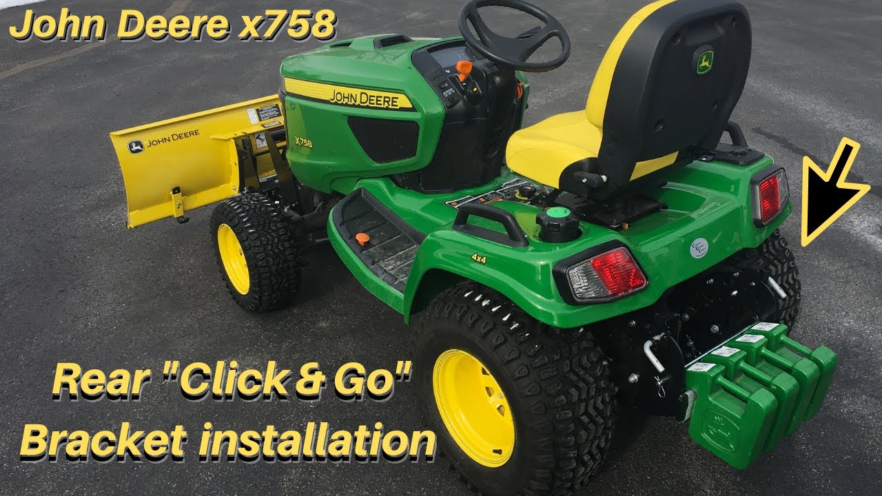 John Deere X758 rear 