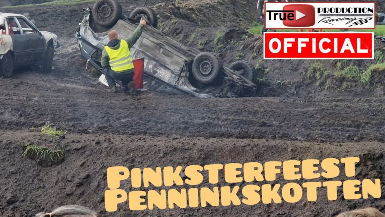 Autorodeo Losser Penninkskotten pinksterfeesten autorodeo 2025 korte compilatie, crashes