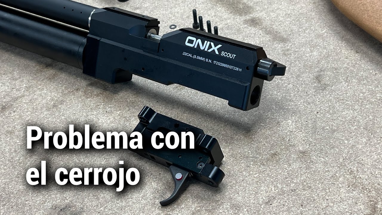 La carabina no acerroja. Cómo  solucionarlo. ONIX SCOUT