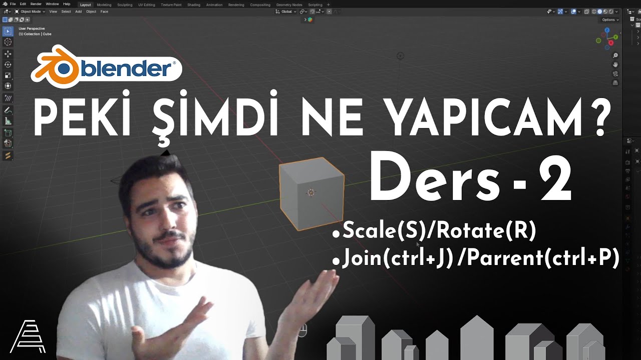 Ders-2 Blender’da En Sık Kullanılan Komutlar