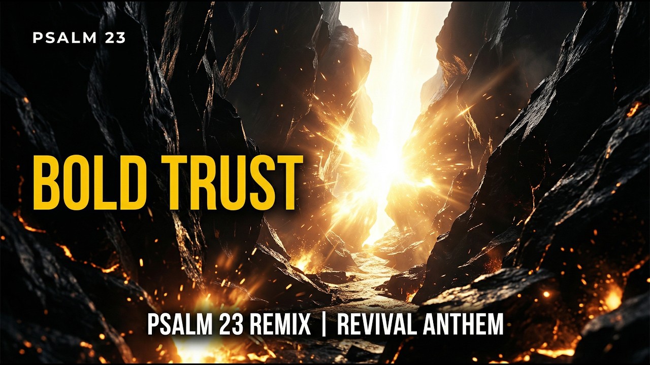 Prophetic Rock Worship Anthem: Psalm 23 REMIX | Bold Trust & Revival Song