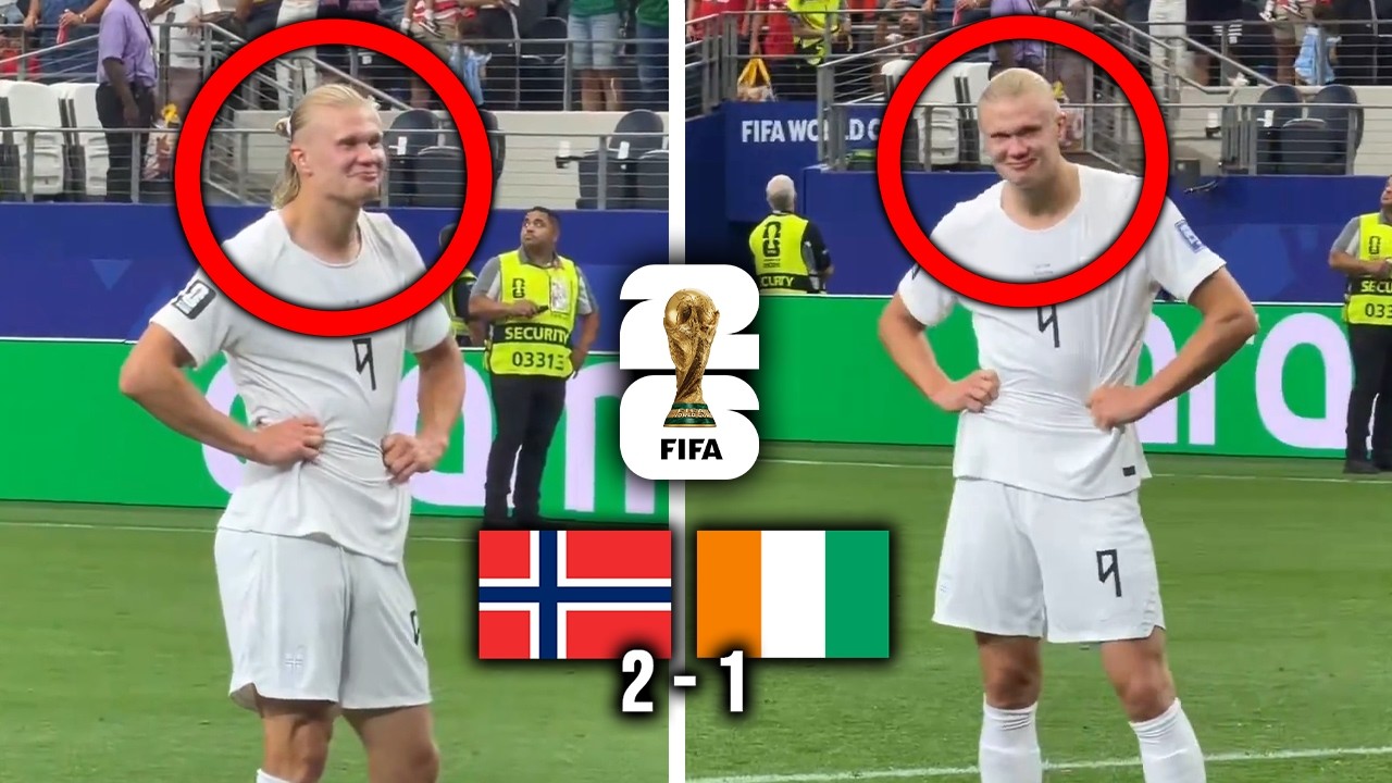 EMOTIONAL! Haaland Holds Back Tears After Norway Reach the World Cup Last 16! 🥹🇳🇴