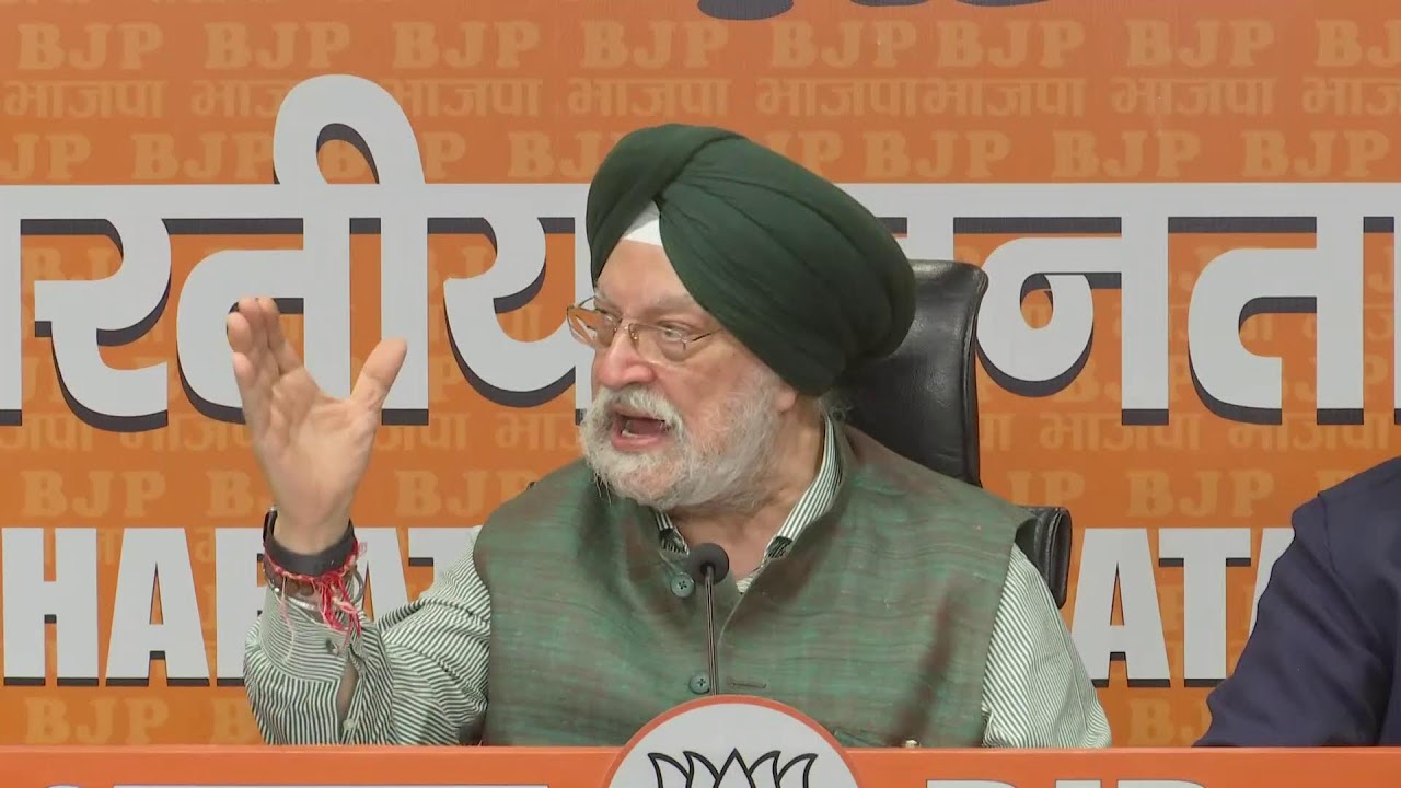 Interacting with media members at BJP HQ, New Delhi