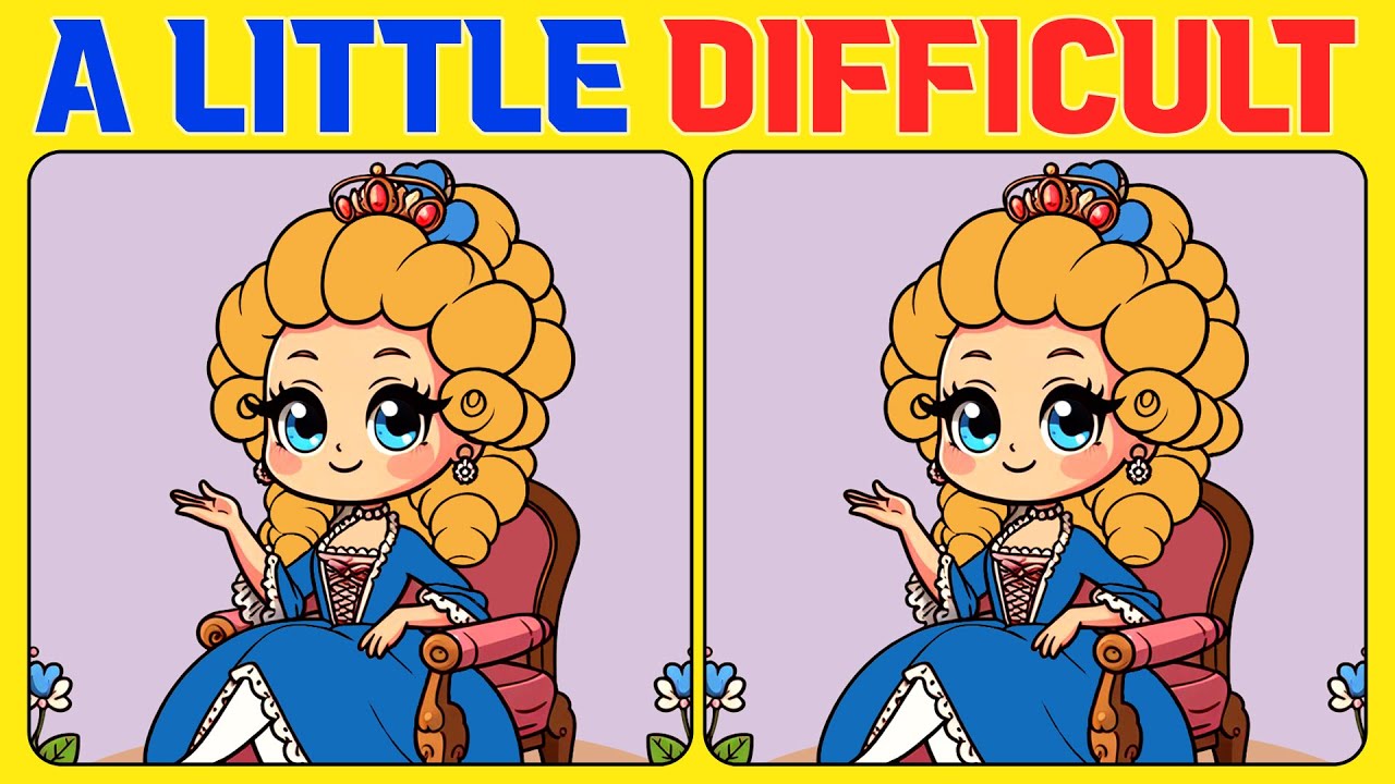 🧠🧩Spot the Difference | Brain Workout 《A Little Difficult》