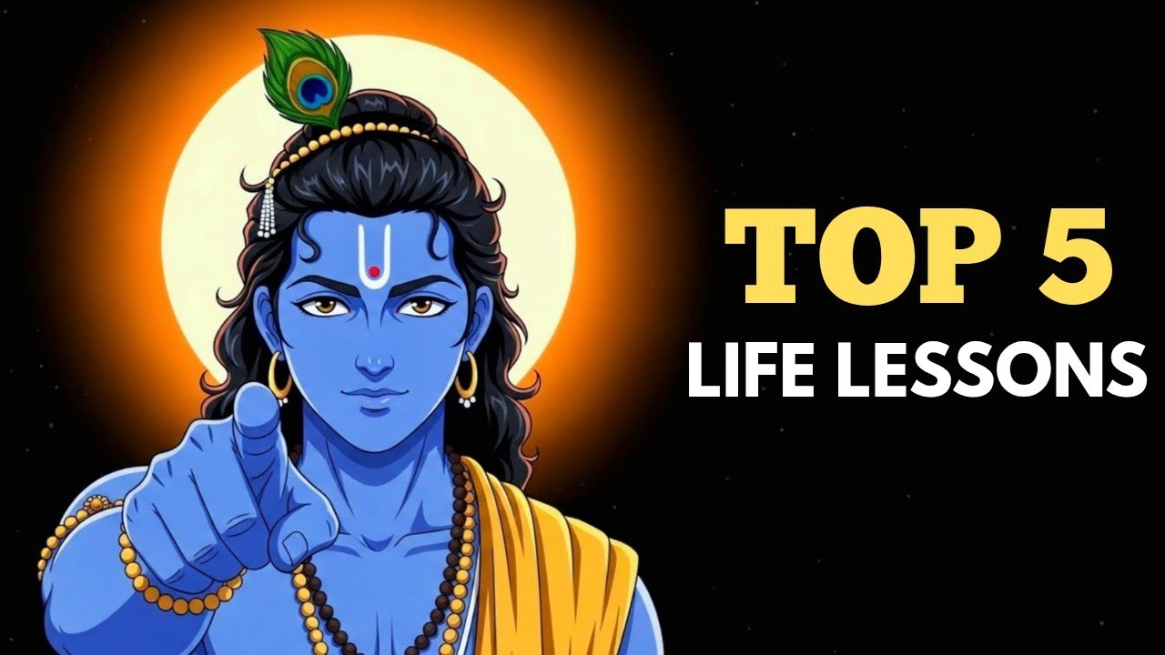 Top 5 ULTIMATE Life Lessons by Lord Krishna 💫🔥 From the Bhagavad Gita | The Krishna Teachings