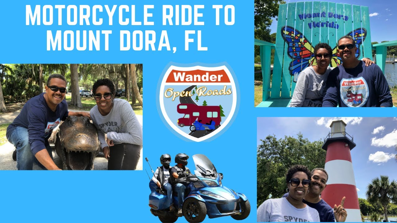Can Am Spyder Motorcycle Ride to Mount Dora Lighthouse - Mt. Dora, Florida - Inland Navigational Aid