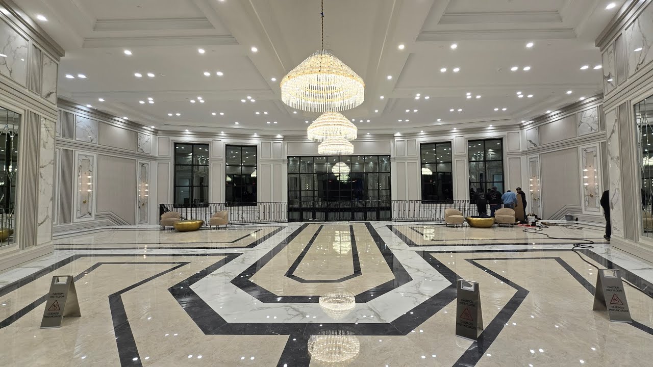 Beautiful Tour: Brand-New Ateres Chaim Elazar Wedding Hall in Lakewood - First Wedding Tonight IY