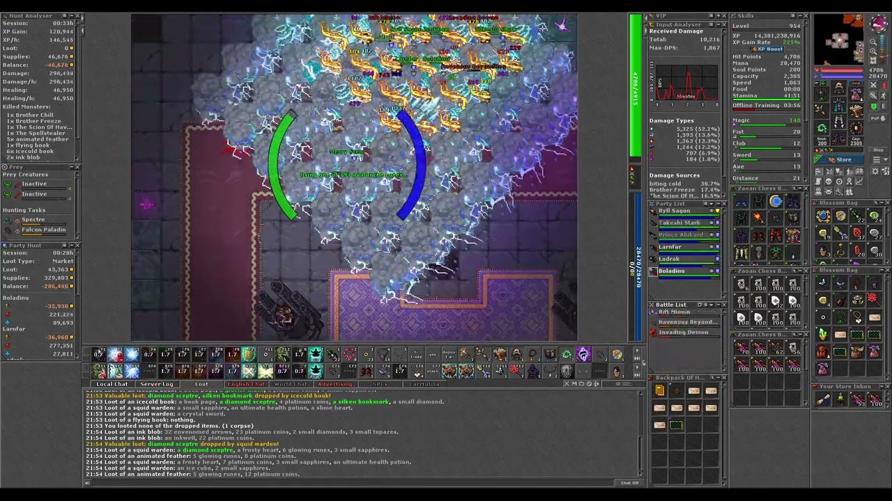 Tibia Secret Library Final Boss Scourge of Oblivion