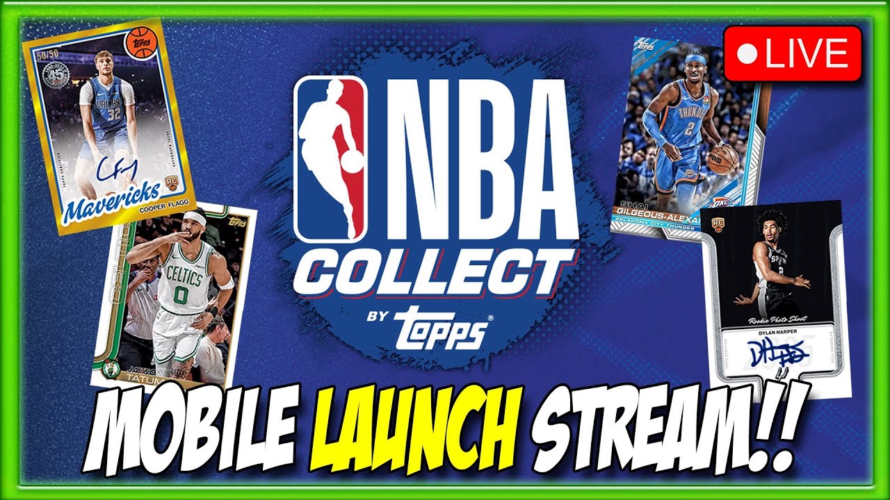 🏀 LIVE STREAM - Topps NBA Collect Release Day Hype - Digital Mobile Card Collector Day 1