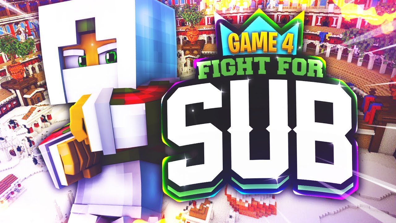 TOP 1 + 33 KILLS - FIGHT FOR SUB MINECRAFT PAR ZERATOR | Game 4