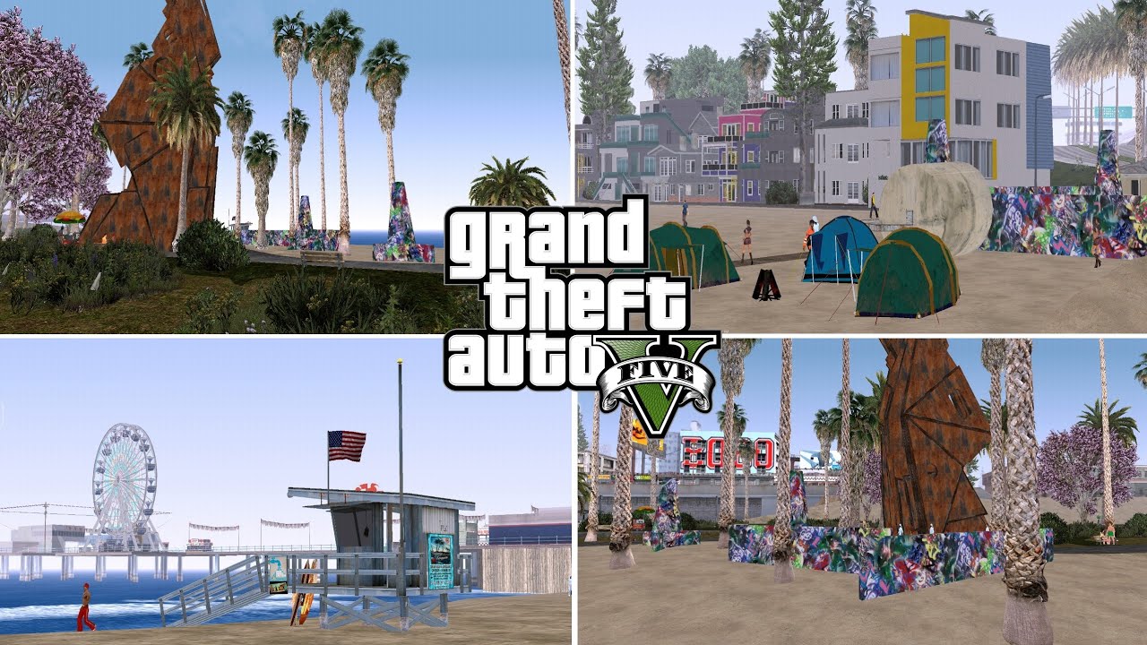 V-Project Santa Maria Beach Retexture GTA SA ANDROID