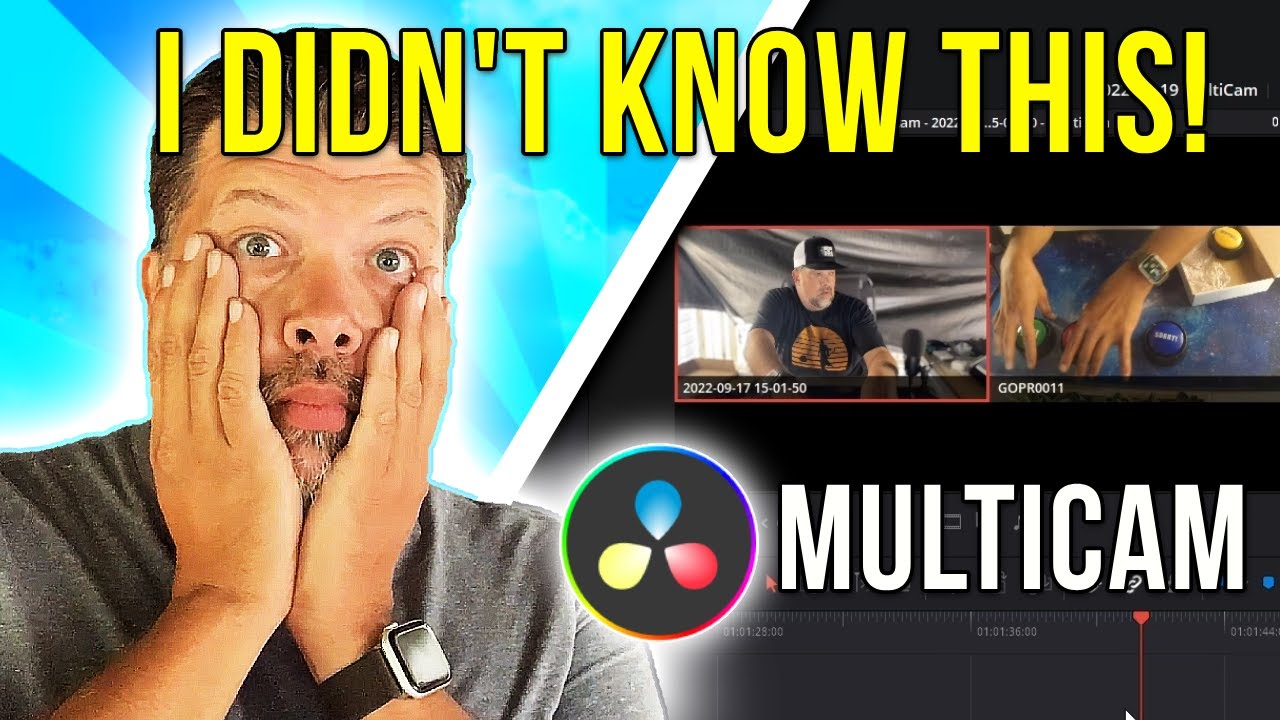 Switch Between Cameras Fast in Davinci Resolve with MultiCam