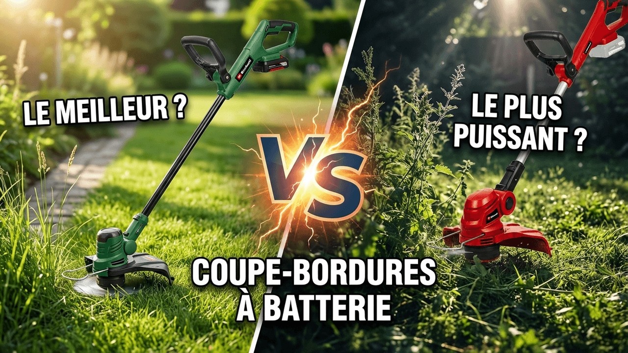 Les 4 meilleurs coupe-bordures à batterie en 2026