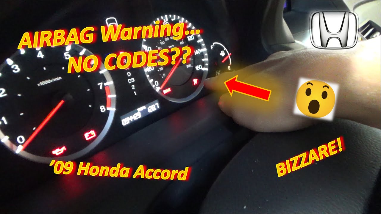 Never Seen THIS...Airbag Warning but NO CODES?! ('09 Honda Accord)