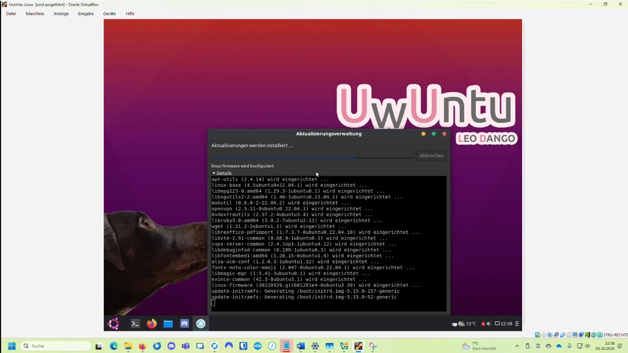 Uwuntu Linux Updates installieren