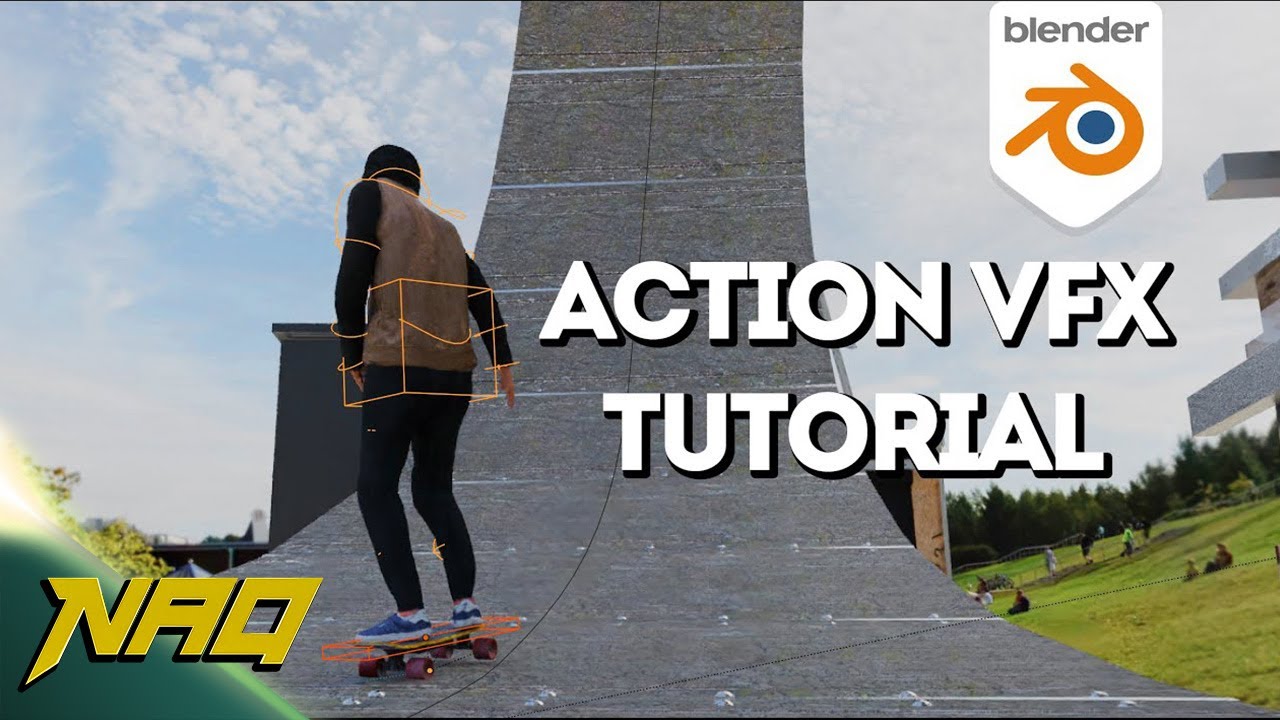 ACTION SCENE VFX TUTORIAL | Blender, After Effects, Meshroom