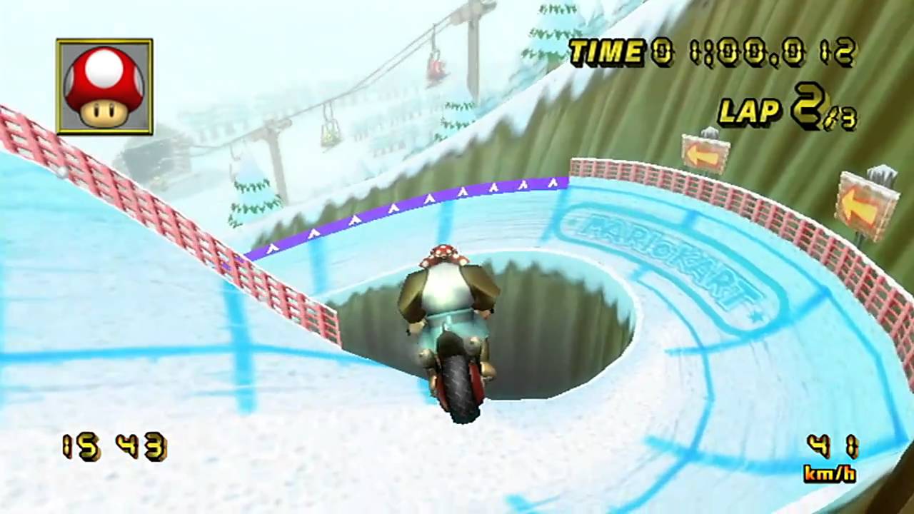 [MKW] DK's Snowboard Cross - 01:49.128 - WYVERN