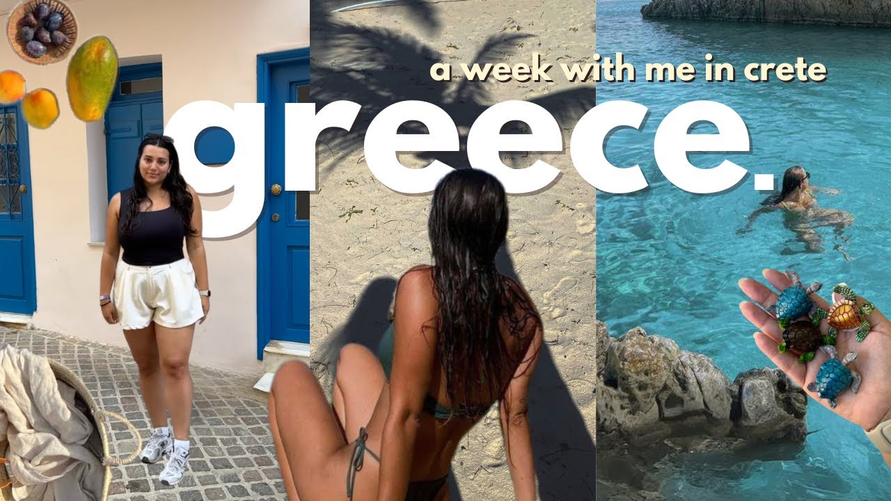 Crete GREECE Vlog 2024 | where to go, swimming with turtles