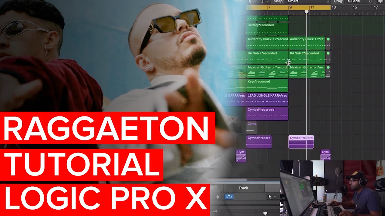 Reggaeton - Beat Making Tutorial in Logic Pro X - J Balvin Bad Bunny Maluma Type Beats
