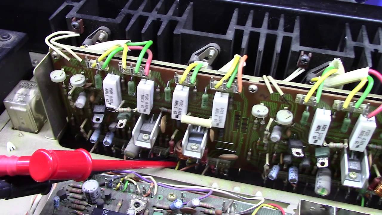 Pioneer SX-850 SX-950 Bias Instructions and Speaker Protection Board Tips - BG064