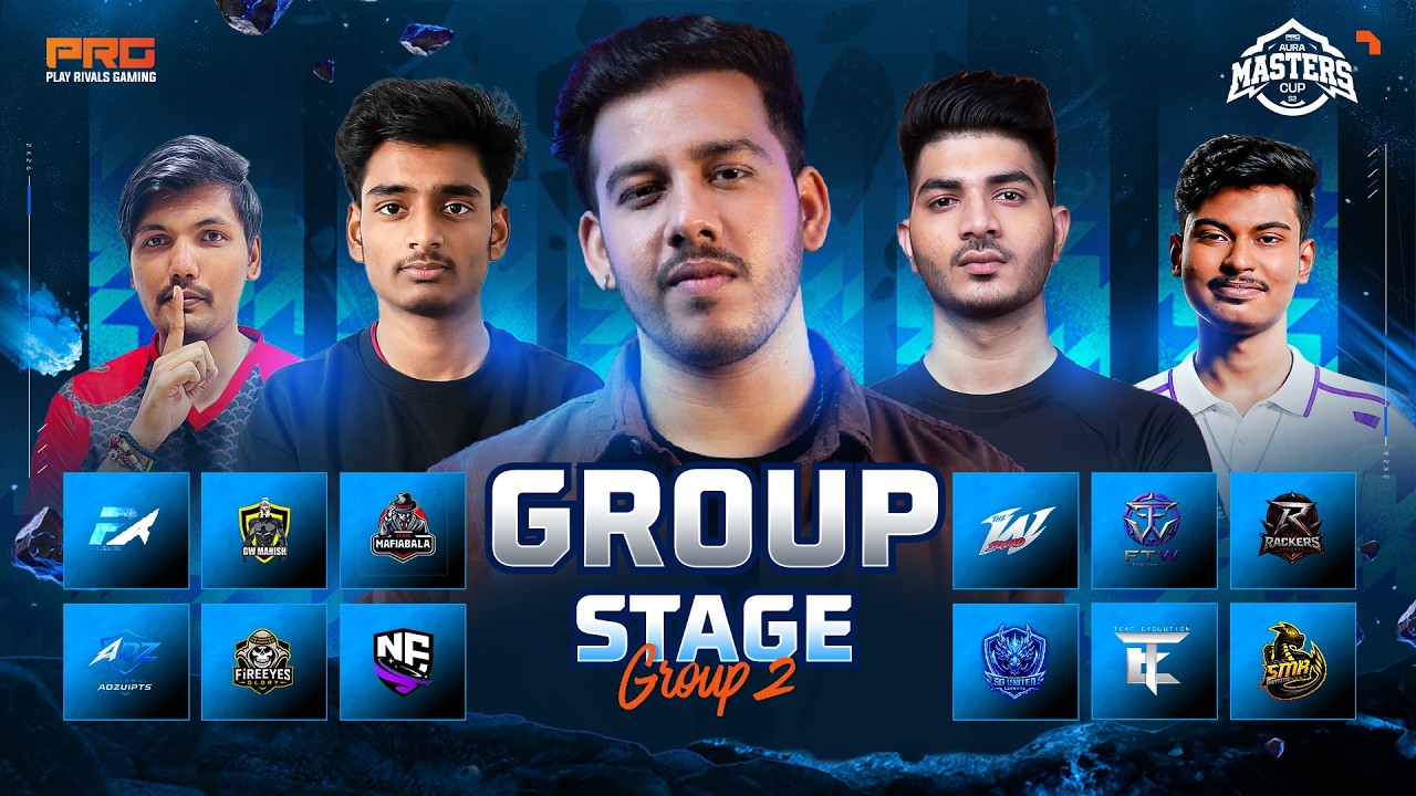 🔴 AURA MASTER CUP - GROUP STAGE | FREE FIRE MAX ESPORTS INDIA 🏆