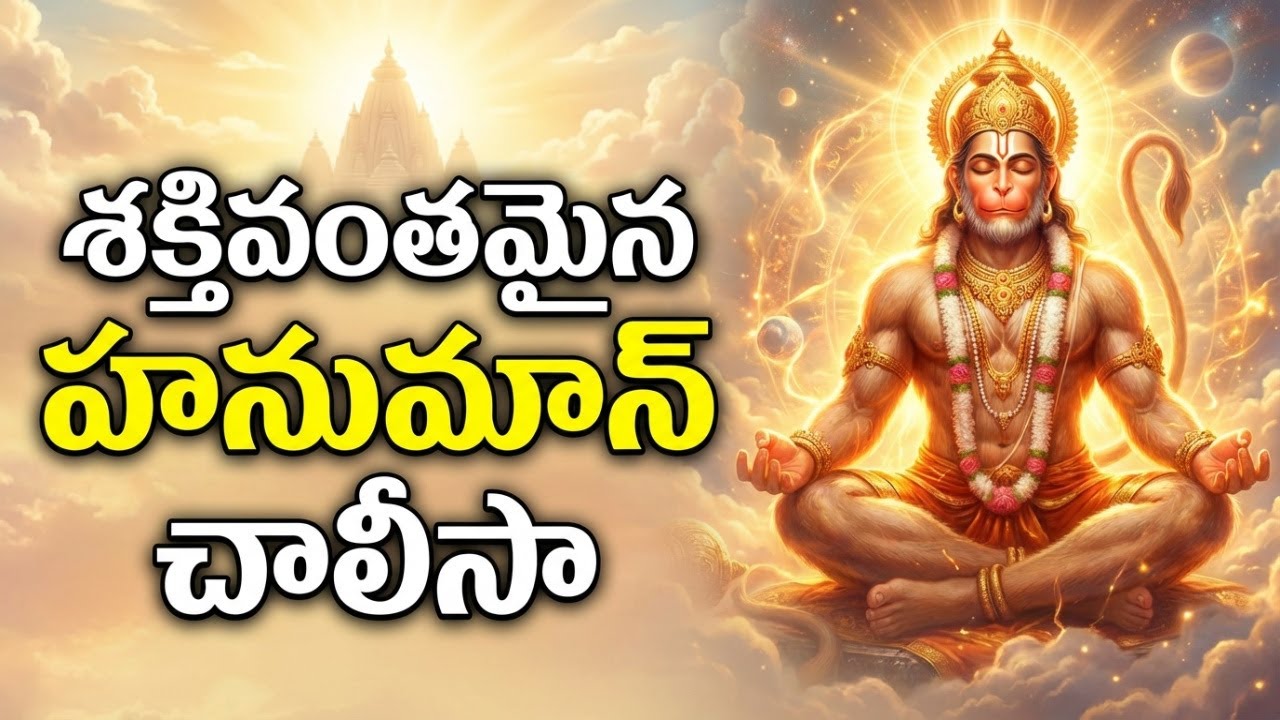 ఒక్కసారి ఈ హనుమాన్ చాలీసా వినండి, అద్భుతం మీరే చూస్తారు ✨ | Powerful Hanuman Chalisa Telugu