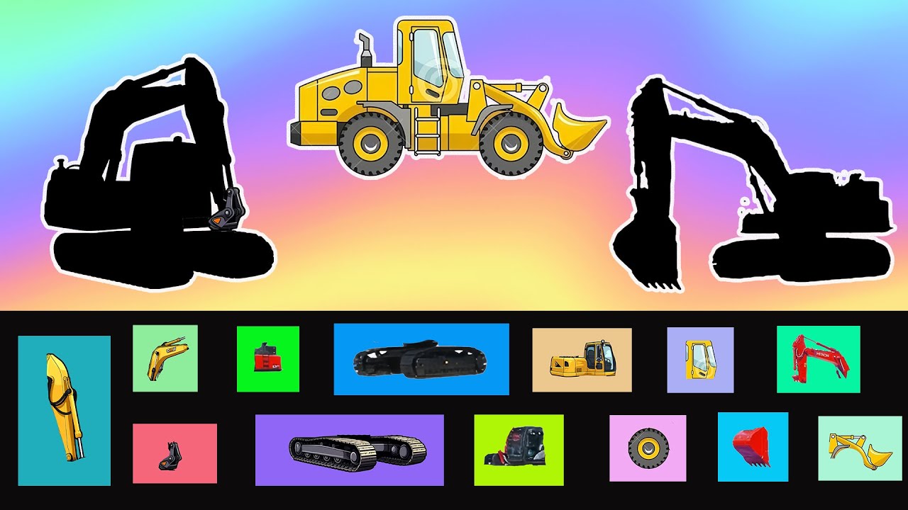 Quick and Sharp! Choose the Correct Pieces to Restore the Excavator | Mini Game Challenge