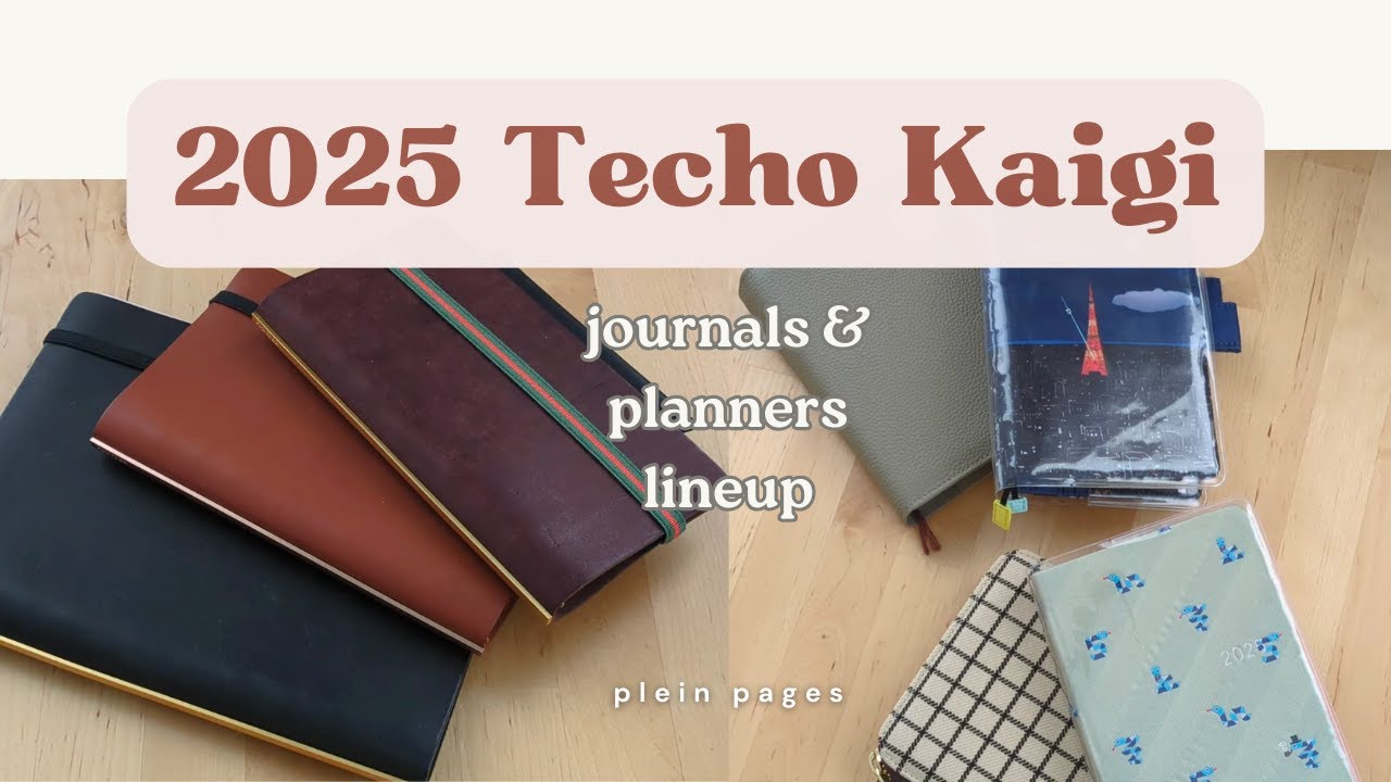My Journal & Planner Lineup for 2025 | Techo Kaigi