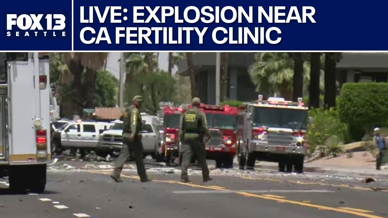 WATCH LIVE: Press conference after deadly explosion near Palm Springs, CA fertility clinic