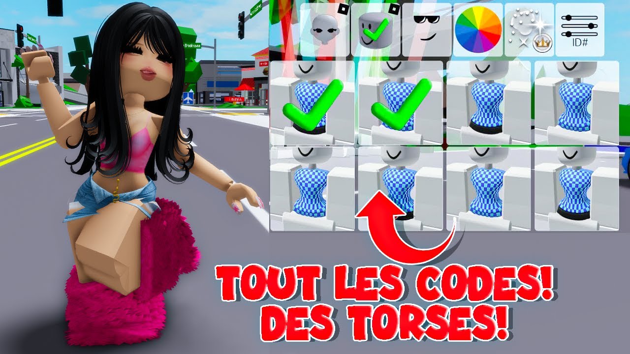 AVOIR LE TORSE FIN GRATUITEMENT DANS BROOKHAVEN RP ROBLOX