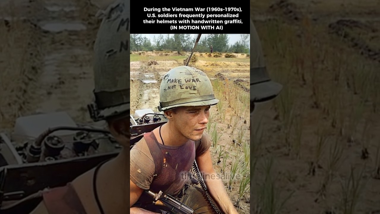 Vietnam War Helmet Graffiti Voices from the Front Lines 1960s&ndash;70s