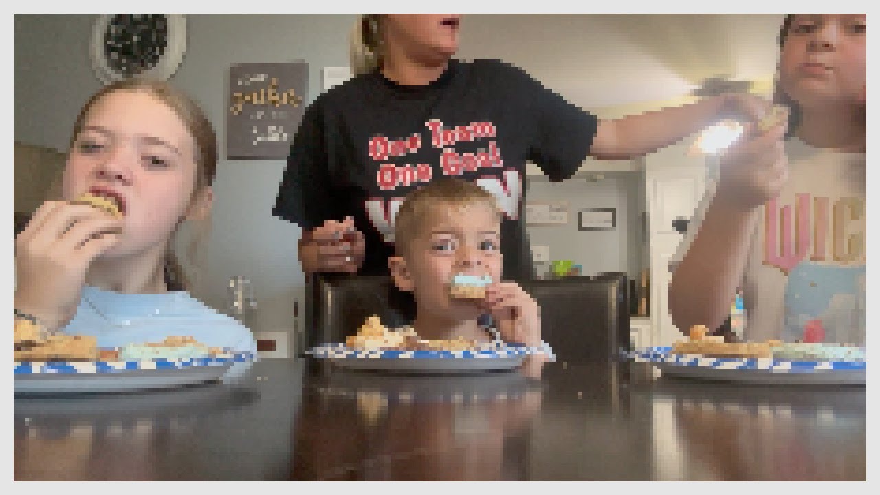 MY 3 LOVES TRY CRUMBL COOKIES MUKBANG | EAT WITH US | Angie's Life