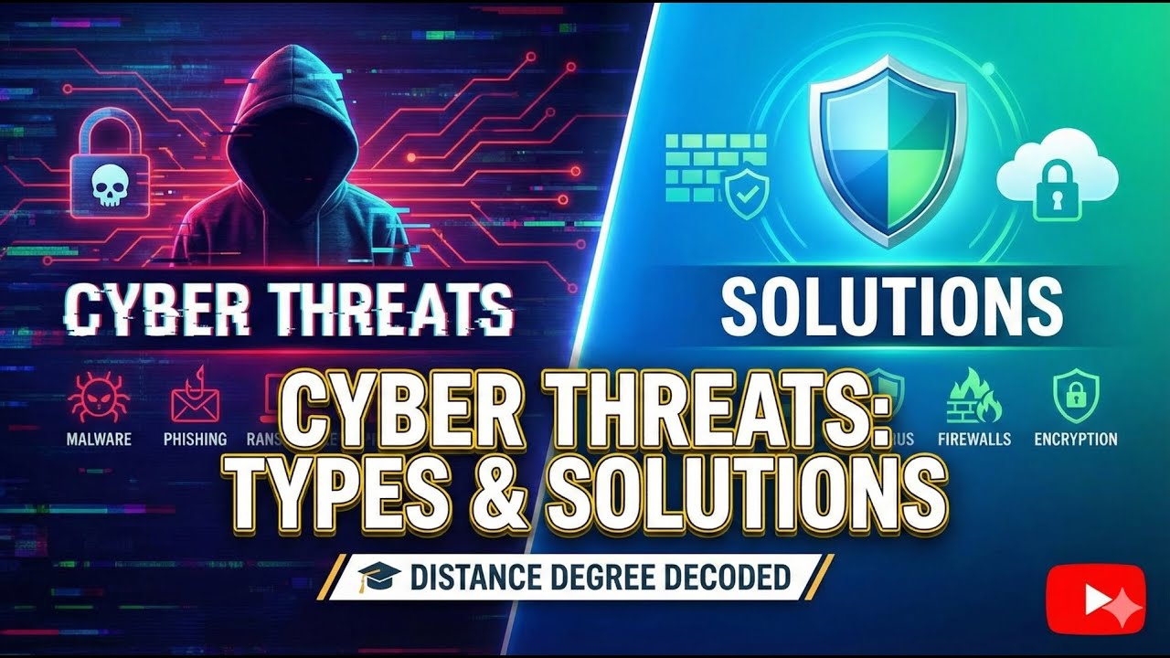 Cyber Threats Explained: Types, Examples, and How to Protect Yourself #cybersecurity 