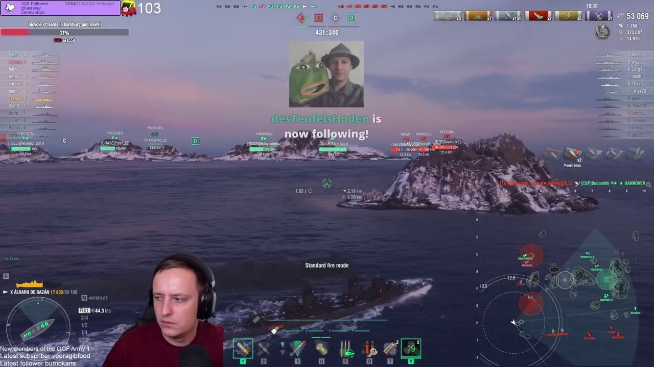 Alvaro de Bazan - More spanish destroyer gameplay
