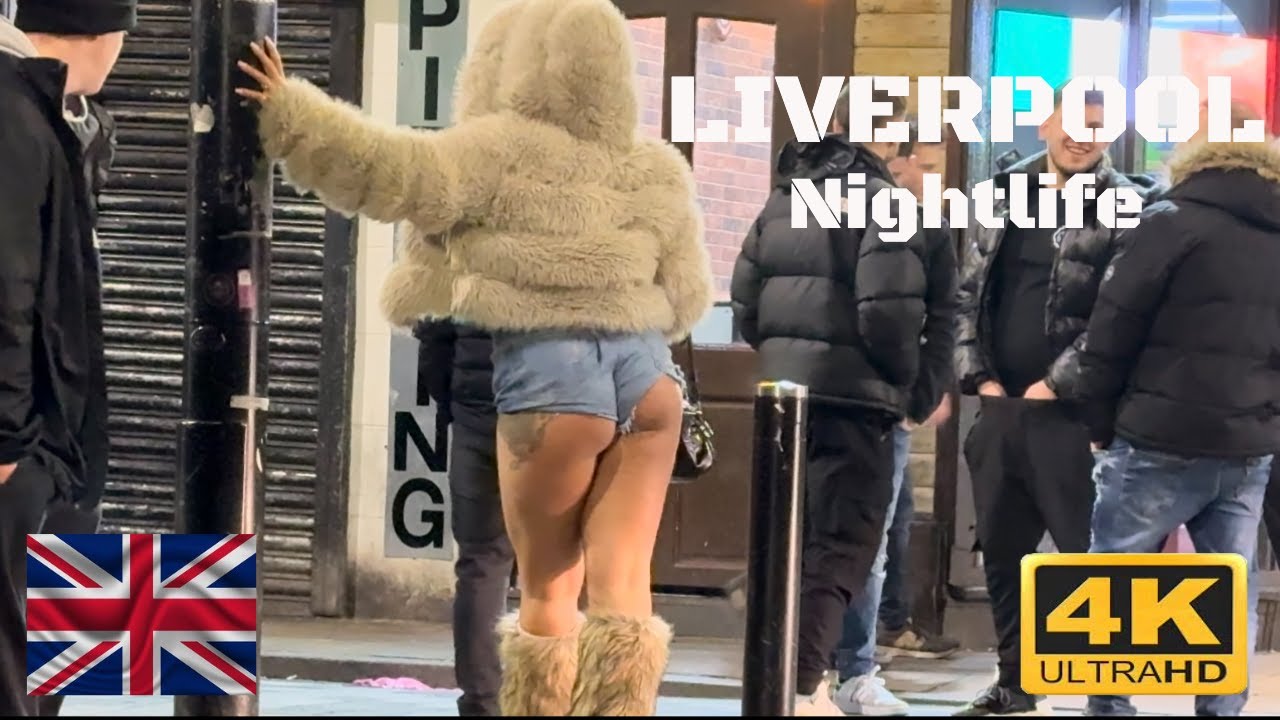 🇬🇧Liverpool England: UK nightlife walk 4K  virtual tour 🔥🔥🔥