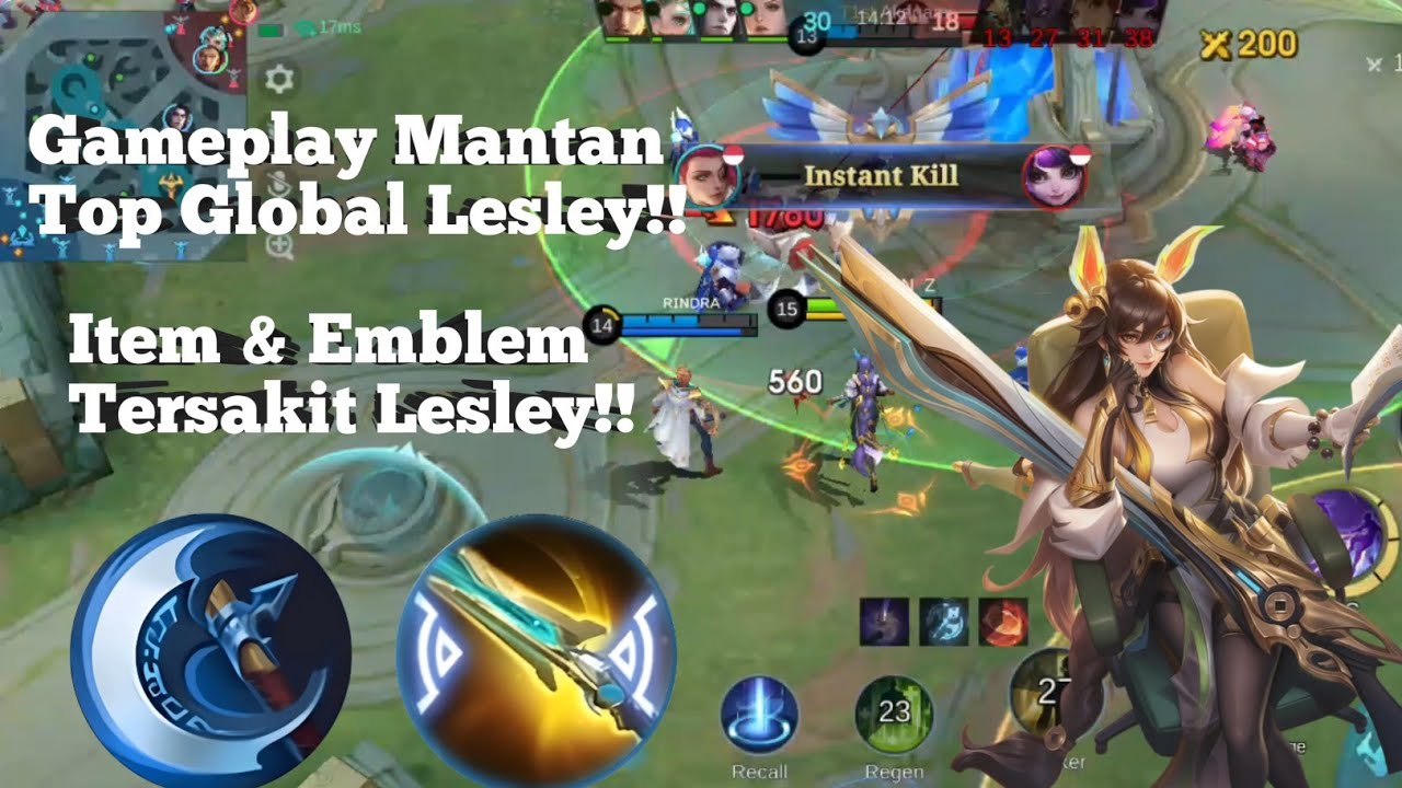 BUILD LESLEY 2026!! GAMEPLAY MANTAN TOP GLOBAL LESLEY!! GAMEPLAY LESLEY-MLBB