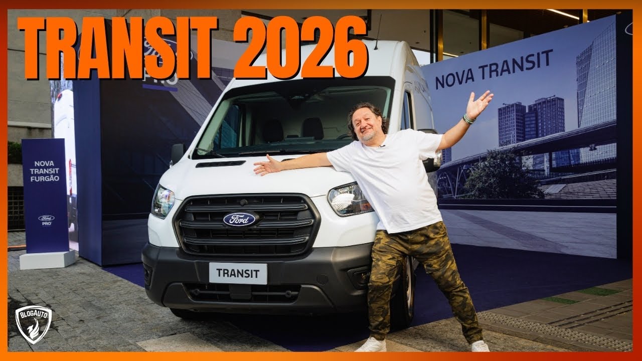 FORD TRANSIT 2026 chega com mais versões, equipamentos e garantia estendida - BlogAuto