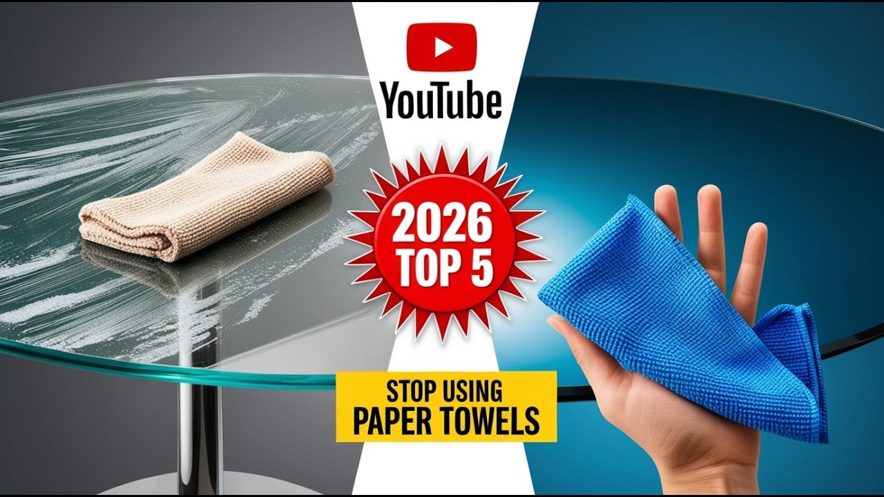 🔥 Stop Using Paper Towels! 5 Microfiber Cloths That Actually Work (2026)