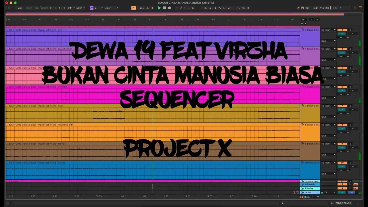 DEWA 19 FEAT VIRZHA - BUKAN CINTA MANUSIA BIASA (SEQUENCER)