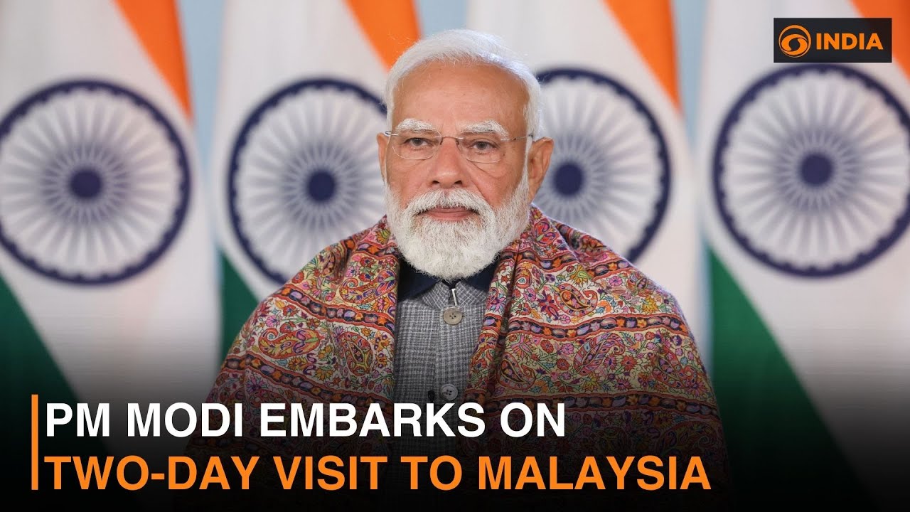 PM Modi embarks on two-day visit to Malaysia & more news | DD India live | 9 AM IST