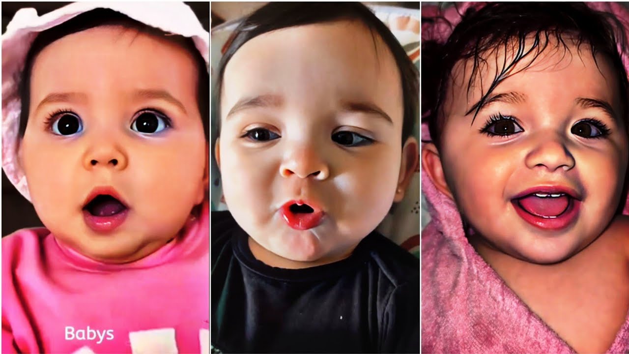Cute Baby Papa Talking🥰 And Funny Babies🩷